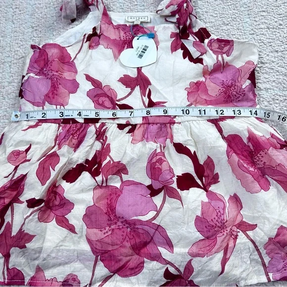 NWT Hayden and Angie Girls Jumpsuit Romper and Tank Tropical Summer Size Large - Picture 10 of 15